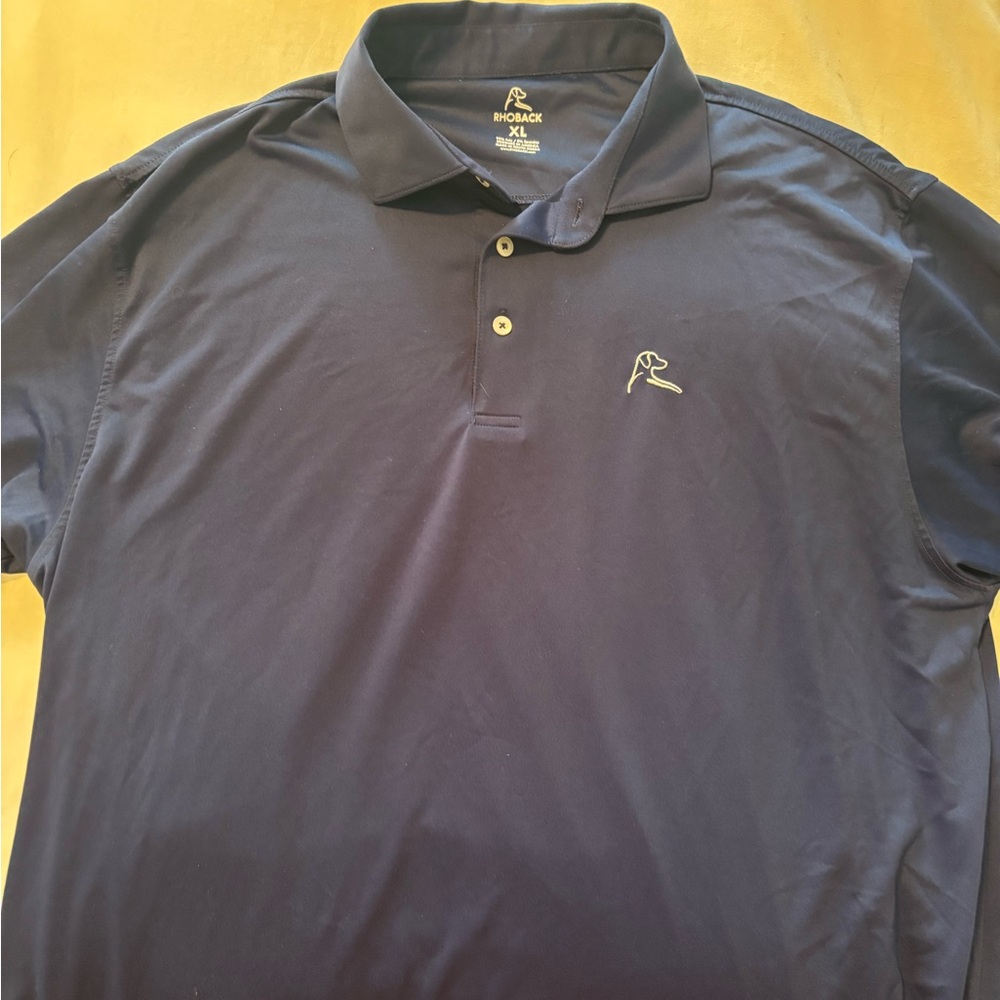 Rhoback Men's Navy Polo Shirt